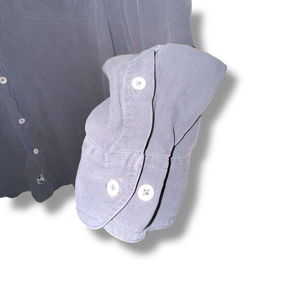 Nat Nast Gray Casual Button Down Shirt with Classic Collar - Picture 5 of 9